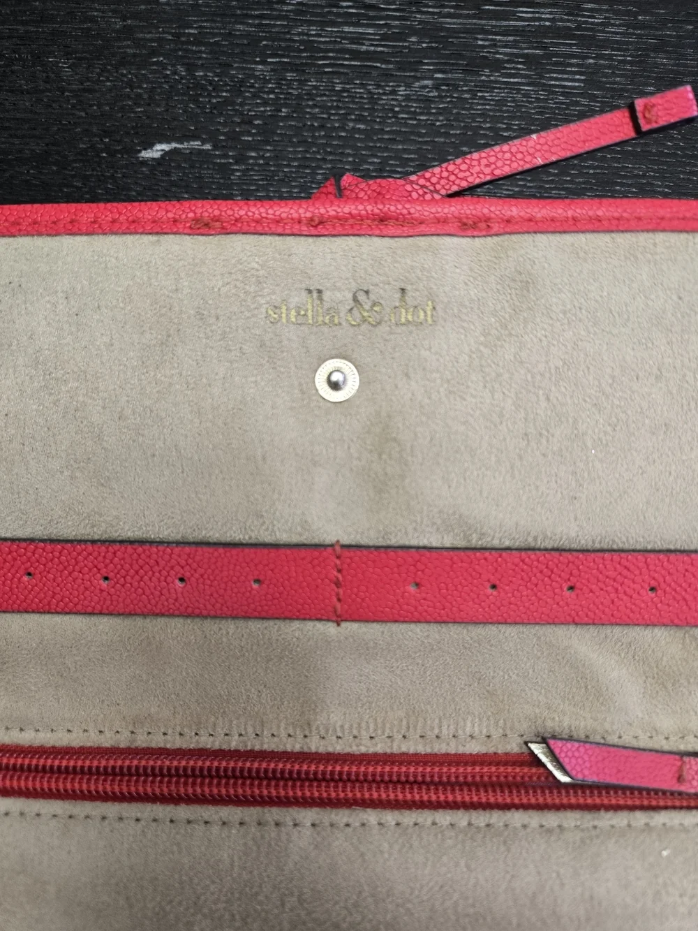 Stella & Dot Leather Jewelry Travel Case